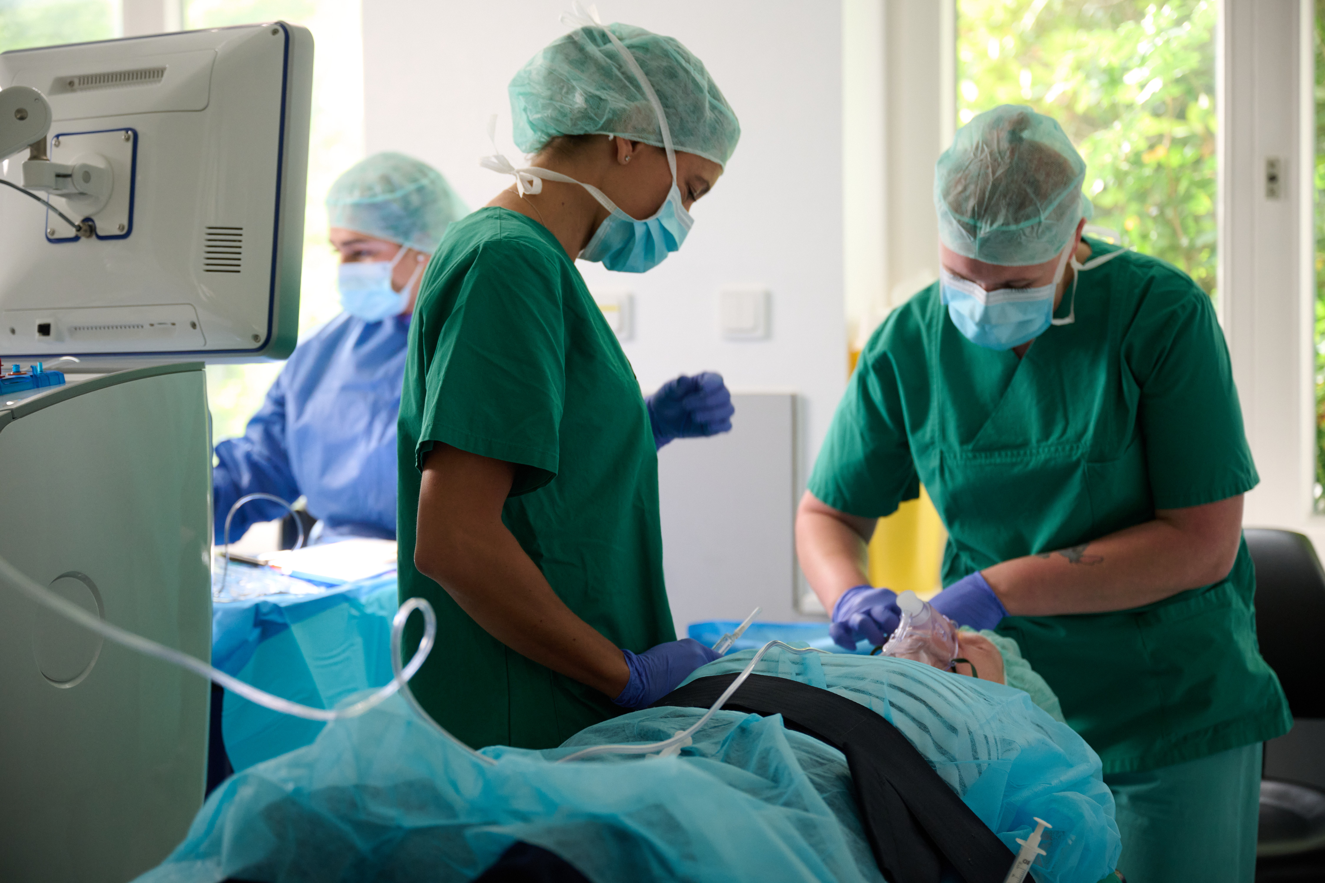 OP-Saal der Augenklinik Manhagen